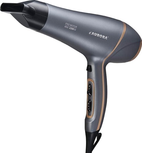 Aurora AU3031 Hårtørrer 2200W 3 Hastigheter Sort Aurora AU3031 Hårtørrer 2200W 3 Hastigheter Sort