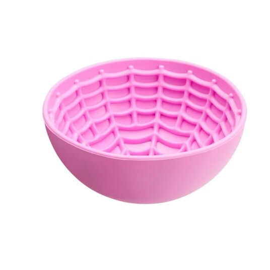 Basic Yummy Slow Feeder Matskål Rosa