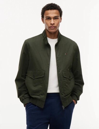 Tommy Hilfiger Cotton Harrington Khaki green XXL