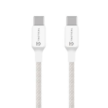 Tactical Stitch Thread USB C kabel   0.3m 60W   hvit