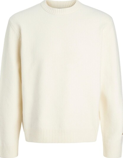 Jack & Jones Junior Genser jorNorrebro Knit Crew Neck LN Jnr Hvit