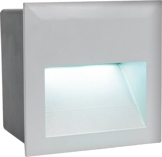 Eglo Zimba Ude Vægindbyg. 140X140 3,7W 500Lm 4000K Ip65 Silver Eglo Zimba Ude Vægindbyg. 140X140 3,7W 500Lm 4000K Ip65 Silver