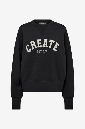 Mos Mosh Collegegenser mmCelli O LS Sweatshirt Grå Mos Mosh Collegegenser mmCelli O LS Sweatshirt Grå