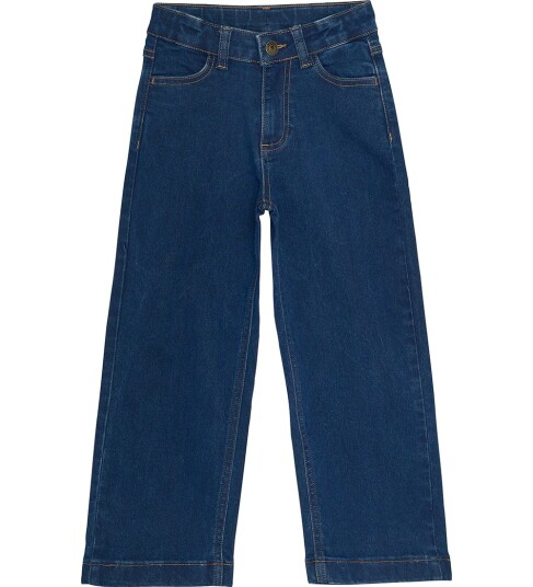 Minymo Wide Loose Fit Jeans til Barn Blå 110