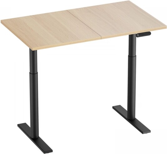 Maxmount Premium Skrivebord Hev Og Senkbart 1200x700mm Elektrisk - Svart/eik