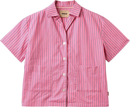 Wheat Shirt S/S Vilma Pink 152