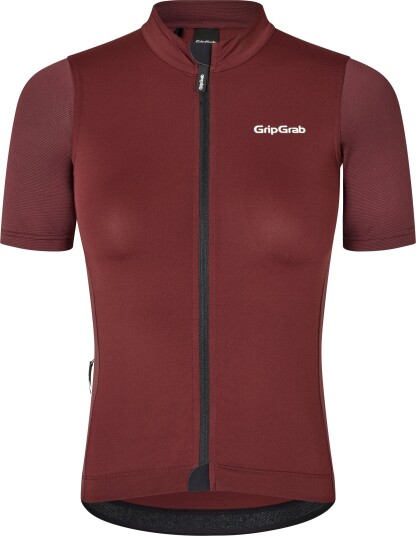 Gripgrab Women's Ride Short Sleeve Jersey Dark Red M, Dark Red