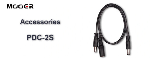 Mooer PDC2S Multi plug 2 Cable straight Mooer PDC2S Multi plug 2 Cable straight