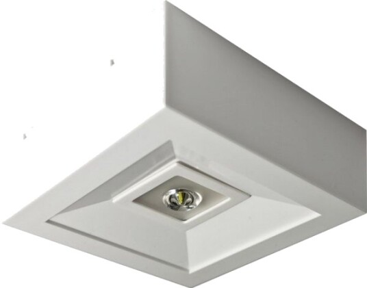 Awex Nødlysarmatur Lovato N Eco Led 1W 125Lm Åpen Montering 1 T Enkelfunksjon Hvit Lvno/1W/Ese/At/Wh   Lvno/1W/Ese/At/Wh