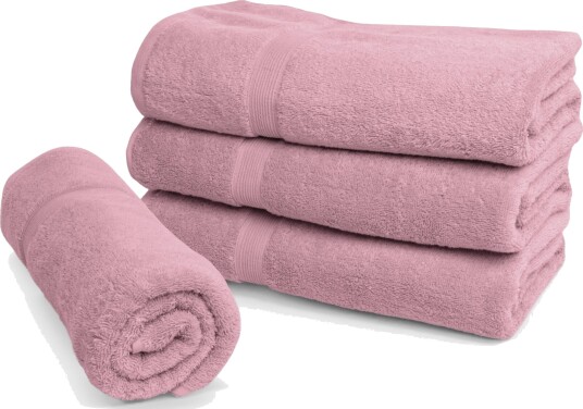 By Borg Økologisk håndkle 100% GOTS sertifisert bomull Badelaken 100x150 cm Rosa