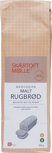 Skærtoft Mølle Brødblanding, Malt Rugbrød Øko - 500 g