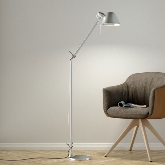 Artemide Tolomeo Reading Gulvlampe Alu Arbeidsrom / kontor 167 Grå Artemide Tolomeo Reading Gulvlampe Alu Arbeidsrom / kontor 167 Grå