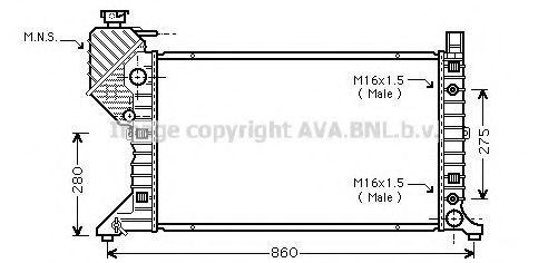 Radiator AVA Clever Choice MSA2343 Radiator AVA Clever Choice MSA2343