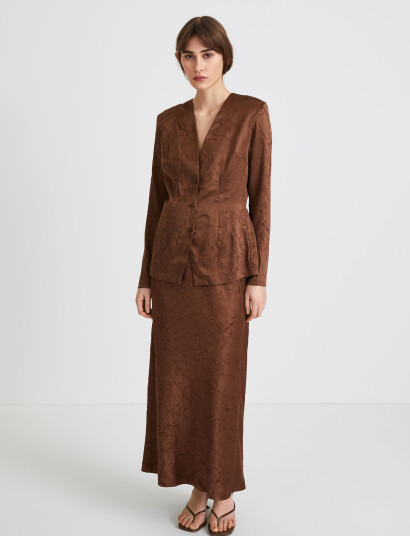 Stylein Monopoli Top - Brown - XS Stylein Monopoli Top - Brown - XS