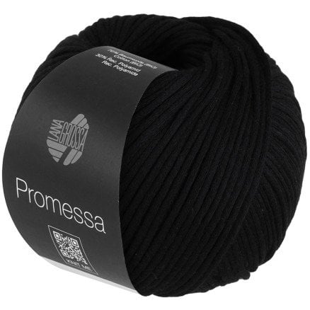 Lana Grossa Promessa Garn 24 Svart