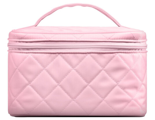 Gillian Jones Beauty Box in quilted nylon Pink