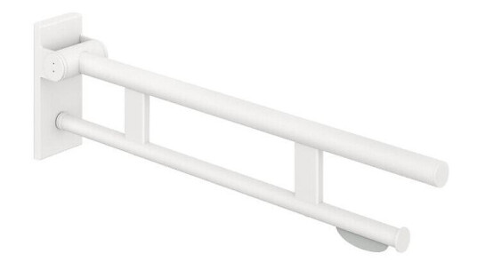 HEWI Duo støttehåndtak til toalett 850 mm hvit matt HEWI Duo støttehåndtak til toalett 850 mm hvit matt