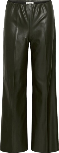 Soaked Slkaylee Wide Long Pants - Khaki green - S