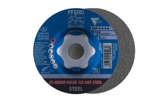 Pferd Tilbehør 64187126 125x22.23mm 12200 rpm 10 stk Pferd Tilbehør 64187126 125x22.23mm 12200 rpm 10 stk