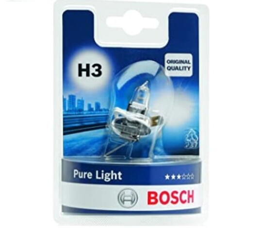 Bosch Pure Light lyspære
stykkvis H3 1987301006