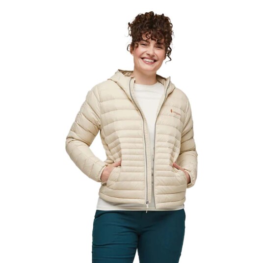 Cotopaxi Women's Fuego Down Hooded Jacket Cream L, Cream Cotopaxi Women's Fuego Down Hooded Jacket Cream L, Cream