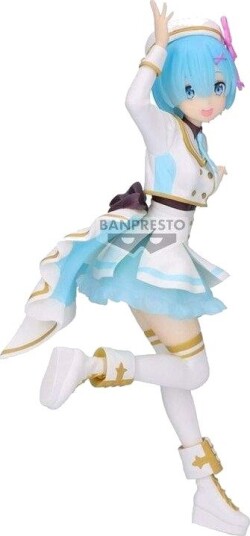 Northix Re:Zero Rem Stage Costume Figur 22 cm Northix Re:Zero Rem Stage Costume Figur 22 cm