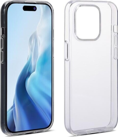 iiglo iPhone 15 Pro / 14 Pro Silikondeksel (gjennomsiktig)