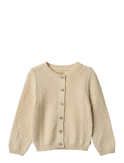 Wheat Knit Cardigan Magnella Beige 110