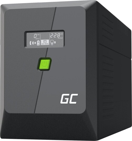 Green Cell UPS PowerProof 1500VA 900W med LCD-display UPSLM900