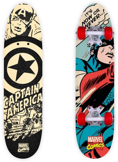 Marvel Captain America Wooden Skateboard