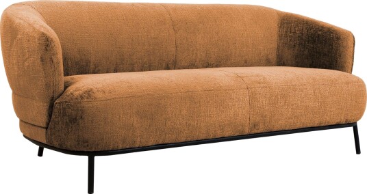 Sofa HOME4YOU Gemala 2,5 seter Oransje oransje