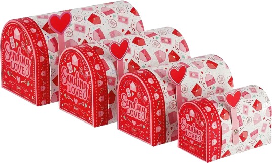 Kidek Gaveesker Love Mailbox 4-pakning 195100