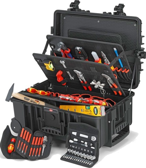 Knipex Robust45 Move Electric Verktøykoffert 63 Deler Knipex Robust45 Move Electric Verktøykoffert 63 Deler