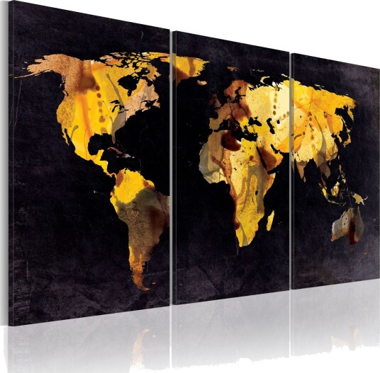 Bilde Verdenskartet Kvikksand 120x60 Artgeist sp. z o. o.