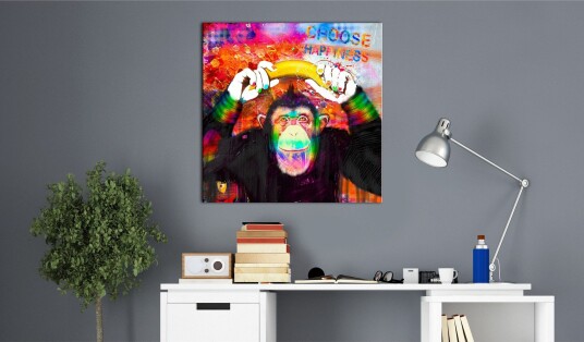 Tavle Choose Happiness 40X40 Artgeist sp. z o. o.