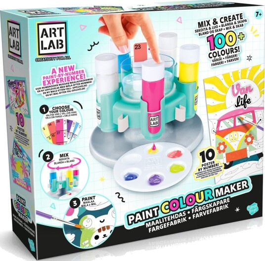 Art Lab Paint Maker Studio Lag Over 100 Farger