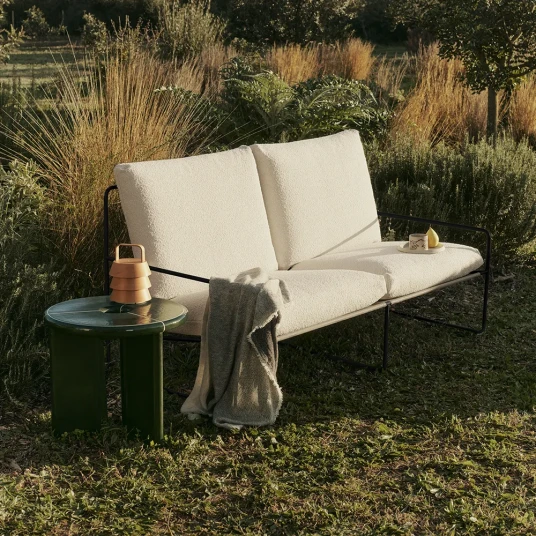 Ferm Living Desert 2 seters sofa Black/Off white