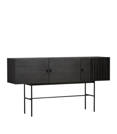 WOUD - Array Sjenk i sort eikefinér - 180cm WOUD - Array Sjenk i sort eikefinér - 180cm