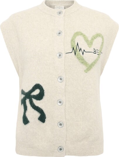 FREE/QUENT Fqnomas Vest   OYSTER GR ML W DEEP FOREST ML   XL