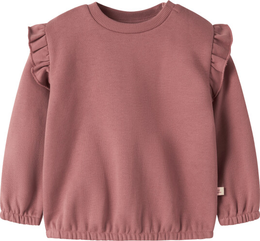 Lil"Atelier Nbfkilano Ls Loose Sweat Bru Lil Pink 74