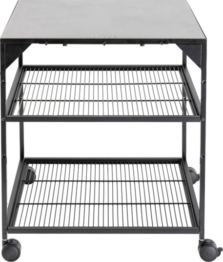 Witt pizzabord på hjul 48651013 sort/rustfritt stål Witt pizzabord på hjul 48651013 sort/rustfritt stål
