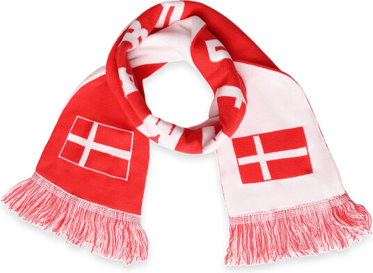 NeH Unisex Denmark Scarf   Red   ONE SIZE