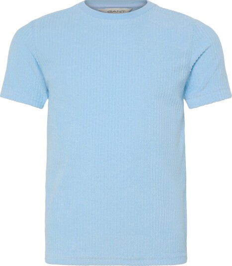Gant Kids Towelling Chain Stitch Ss T Shirt Blue 152