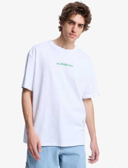 Quiksilver Fractured Wave Ss White M