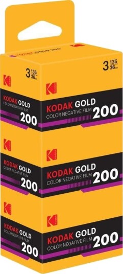 KODAK Eastman Gold 200 135-format - 36 Exposures (3-pack Vertical box)