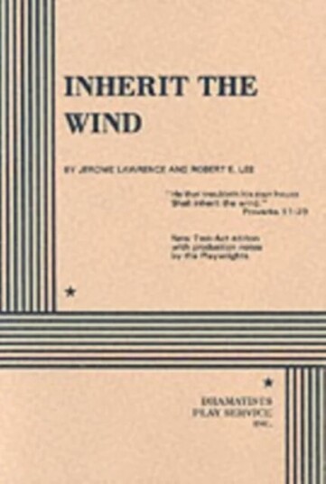 Inherit The Wind Av Jerome Lawrence, Robert E. Lee