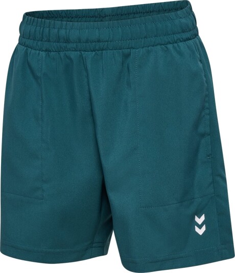 Hummel Hmljr Pulse Workout Shorts Green 140