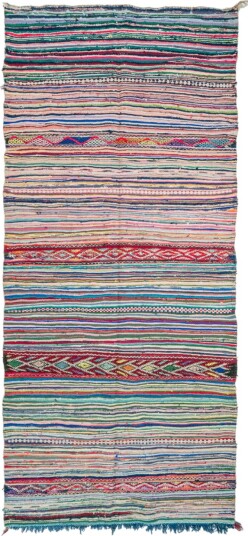 Marokkansk Boucherouite teppe 150 x 340 cm Størrelse: 150 x 340 cm
