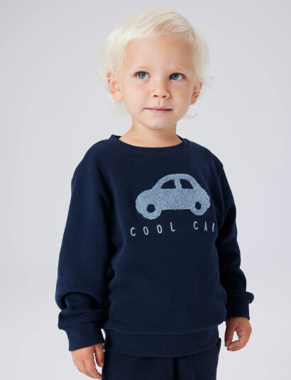 Name It Nmmobear Nreg Sweat Unb Noos Navy 80