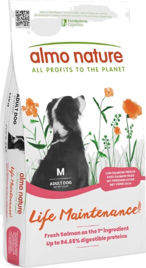 Almo Nature Holistic Tørrfôr Adult Medium Laks & Ris 2 X 12 kg